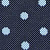 bretels bruin met witte polkadots