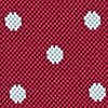 bretels bruin met witte polkadots