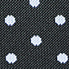 bretels bruin met witte polkadots