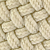 Gevlochten riem khaki