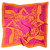 Sjaal Viva Silk yellow blue