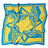 Sjaal Viva Silk yellow blue
