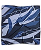 sjaal patroon denimblauw lichtblauw vierkant
