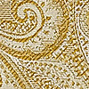 stropdas Eternal Paisley Yellow