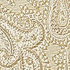 stropdas Eternal Paisley Yellow
