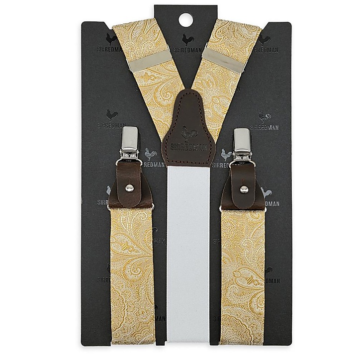 bretels Eternal Paisley Yellow