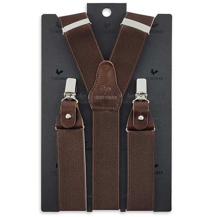 bretels Majestic Stretch Dark Brown