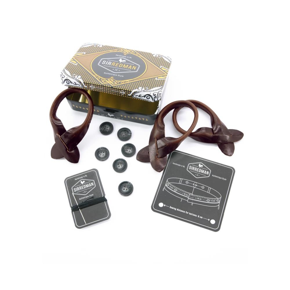 bretels Majestic Stretch Dark Brown - 3