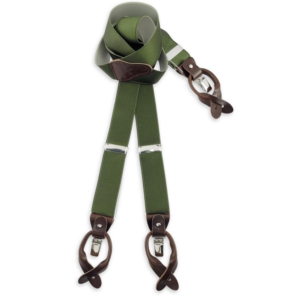 bretels Majestic Stretch Dark Green - 1