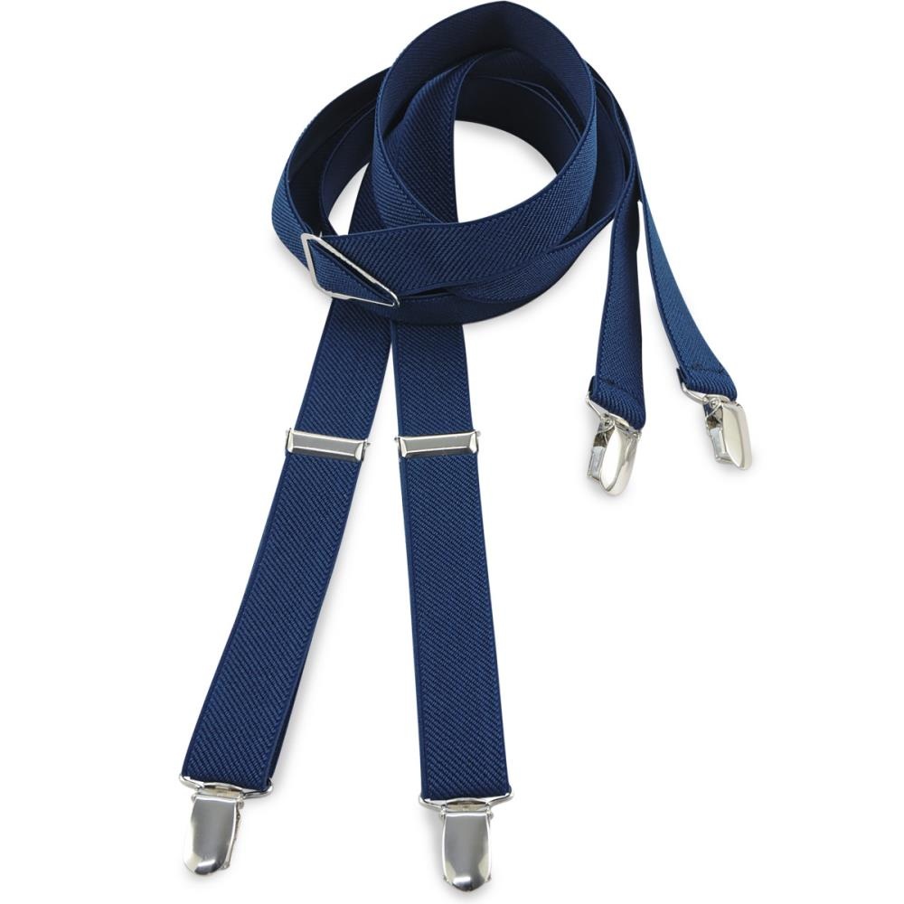 bretels marineblauw smal - 1