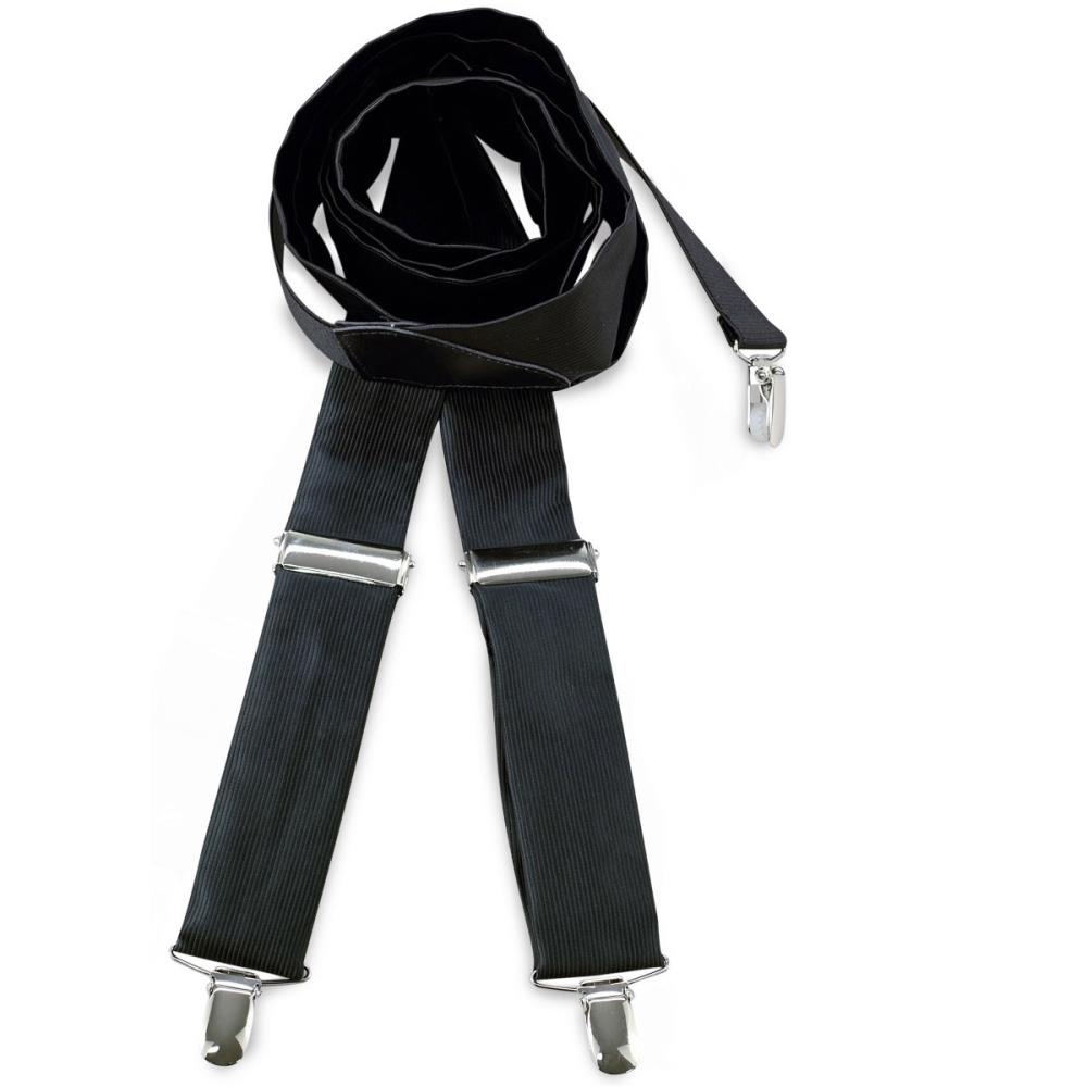 bretels polyester stof zwart - 1