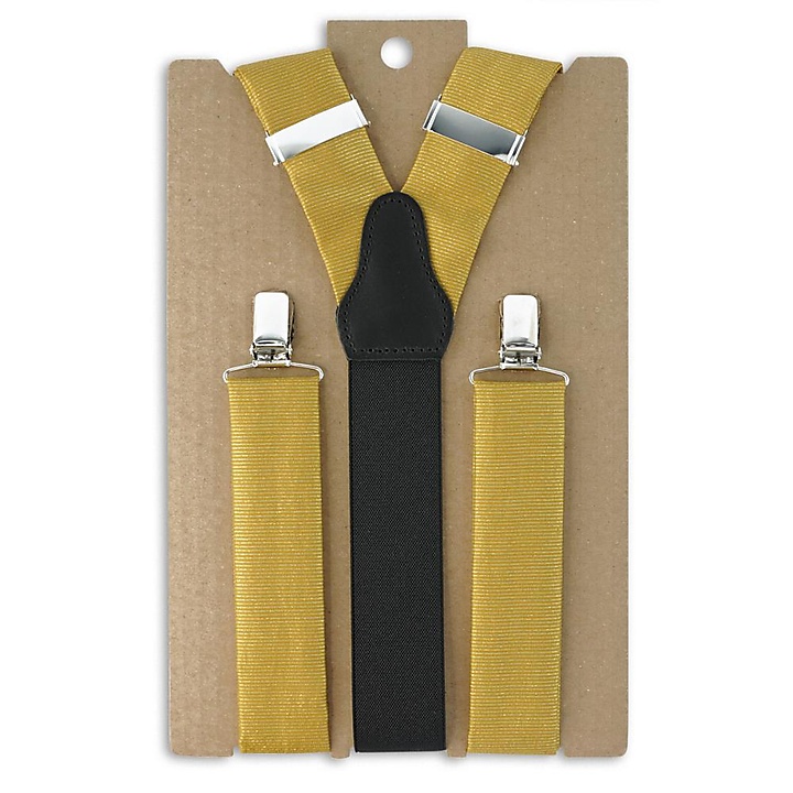 bretels stof goud lurex