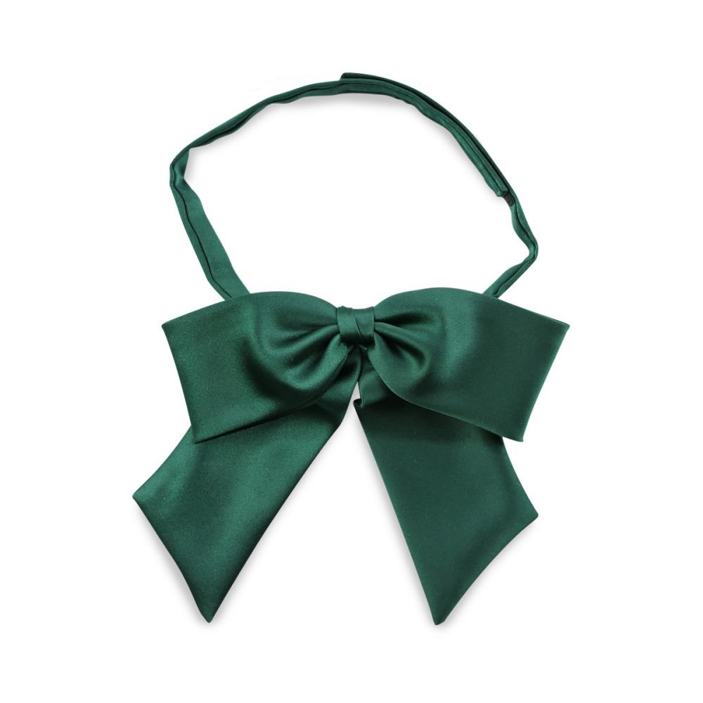 damesstrik groen satijn - 1