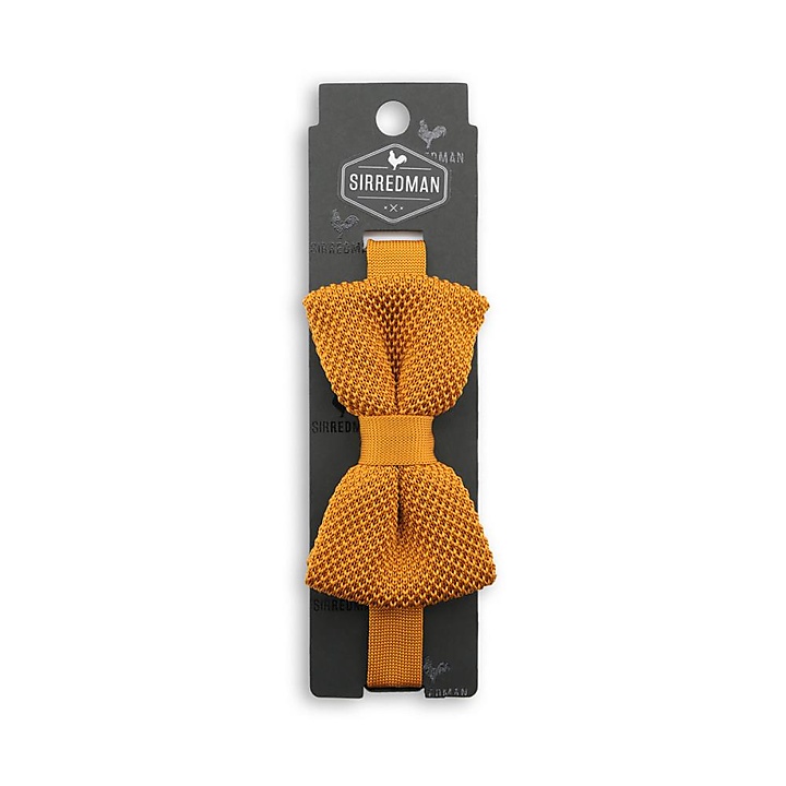 gebreide strik cognac