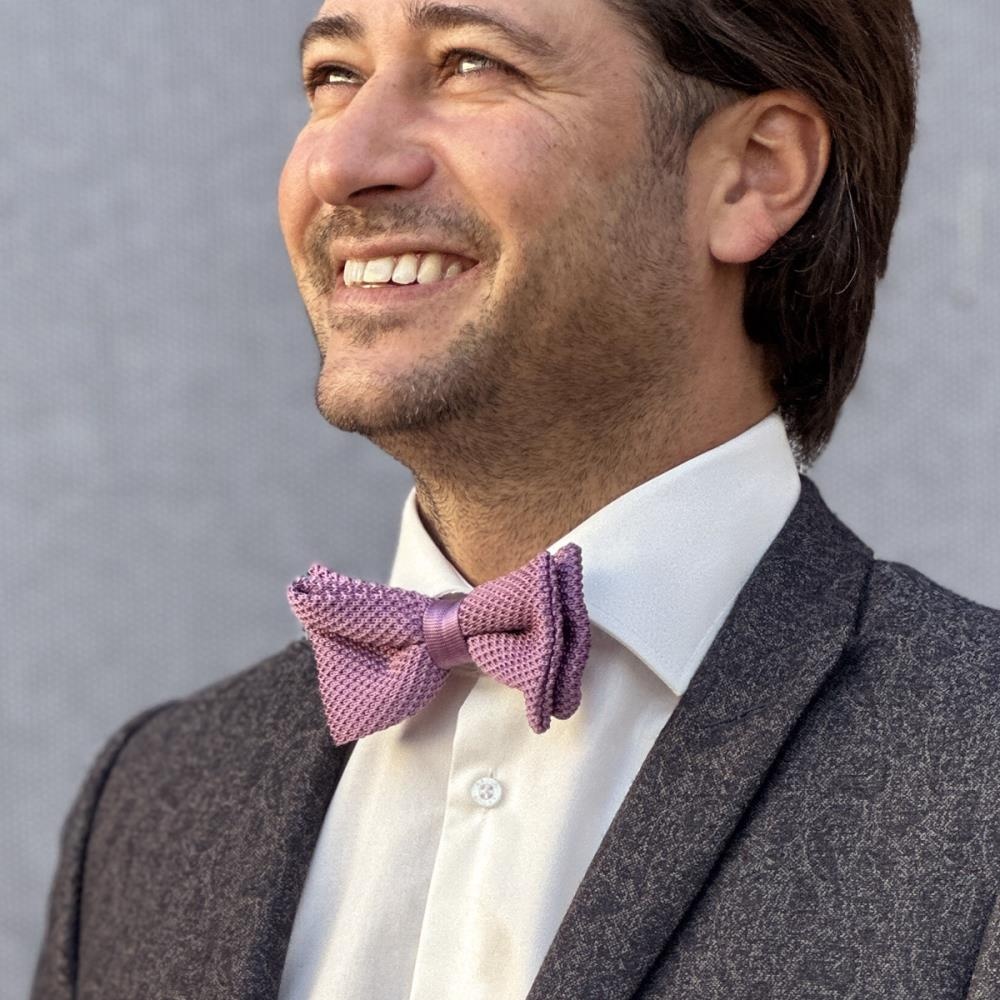 gebreide strik Dusty Grape - 1