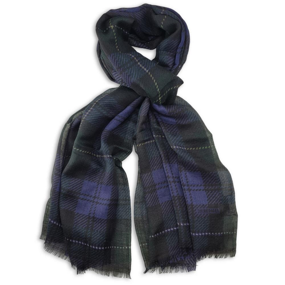 herensjaal Windsor Blue-Green - 2