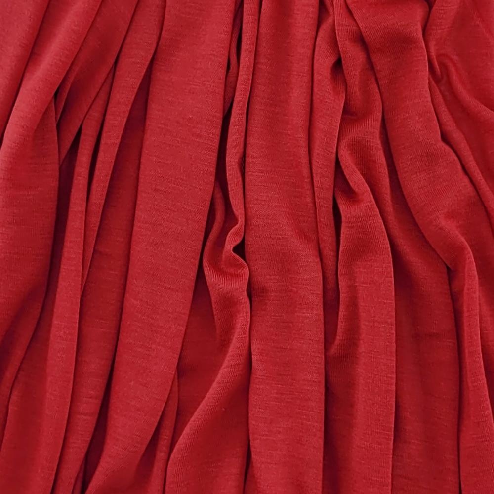 hoofddoek polyester jersey uni rood - 3