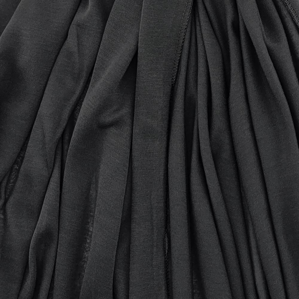 hoofddoek polyester jersey uni zwart - 3