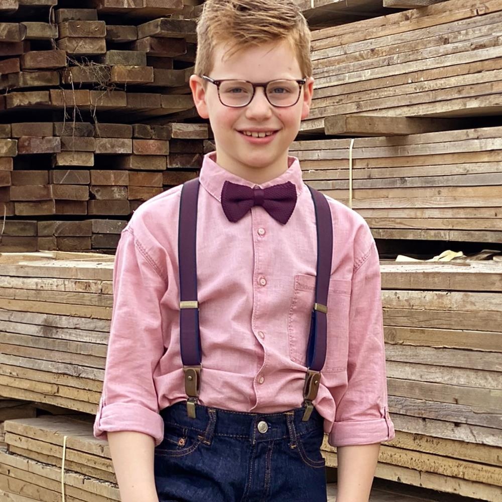 kinderbretels Crushed Berry - 1