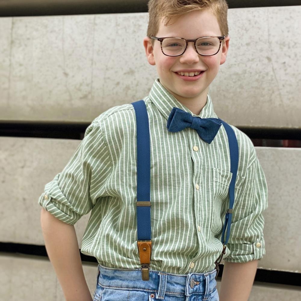 kinderstrik Gracefull Groom blue - 1