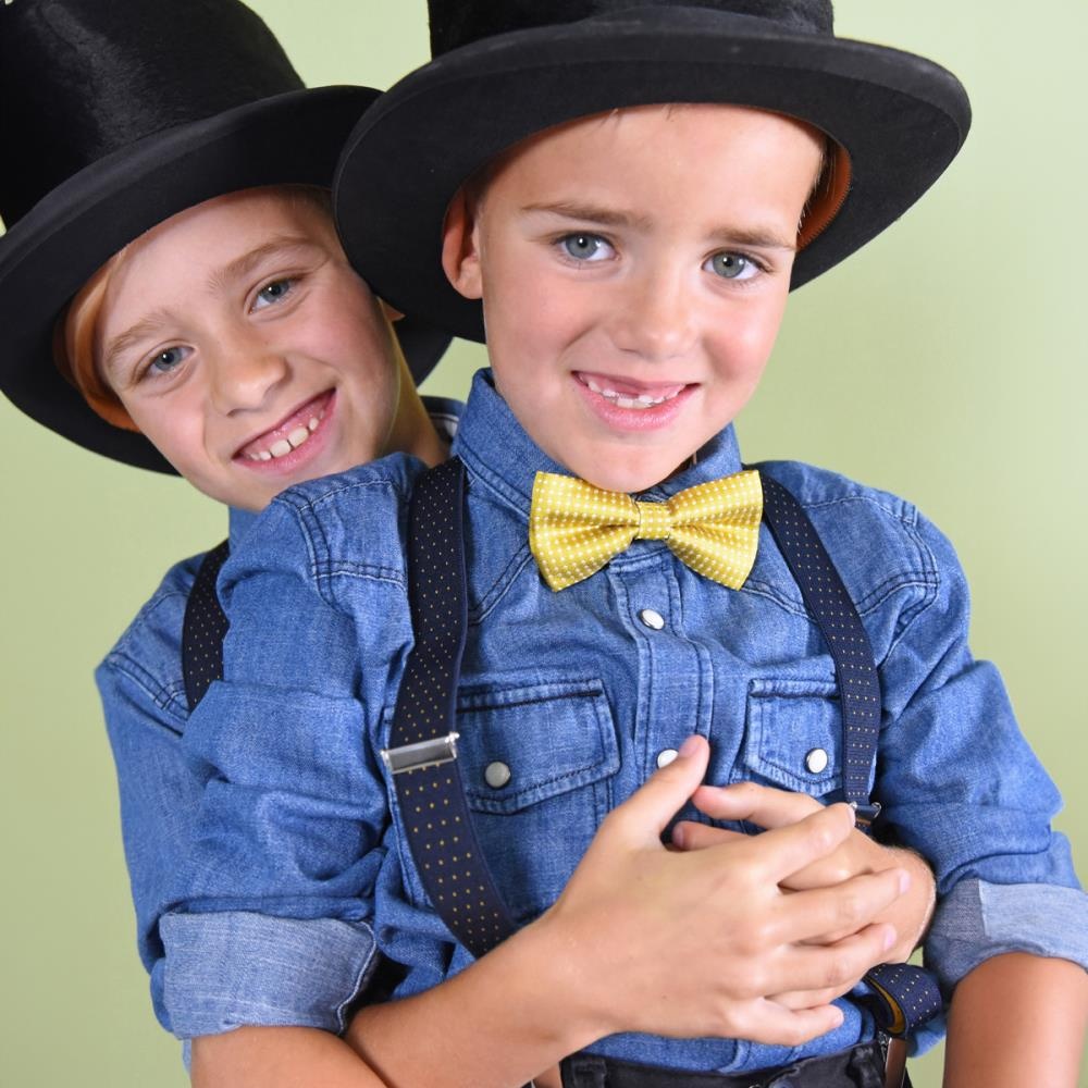 Kinderstrikje Stijn Stippel oker - 1