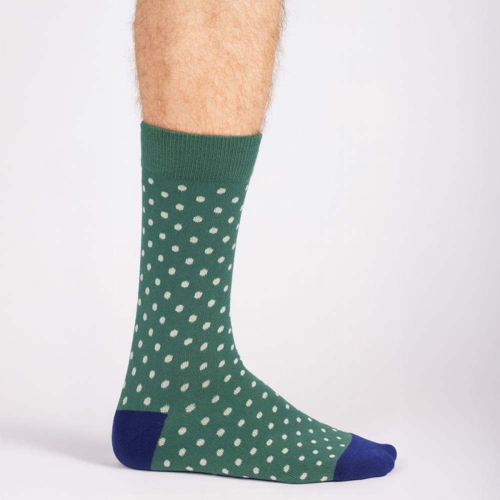 Lovely Socks Daily Dots groen - 1