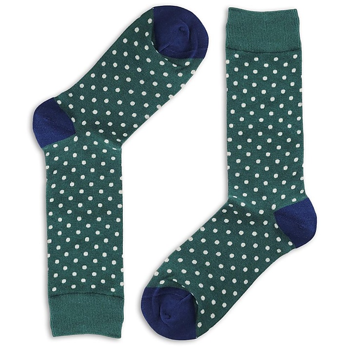 Lovely Socks Daily Dots groen
