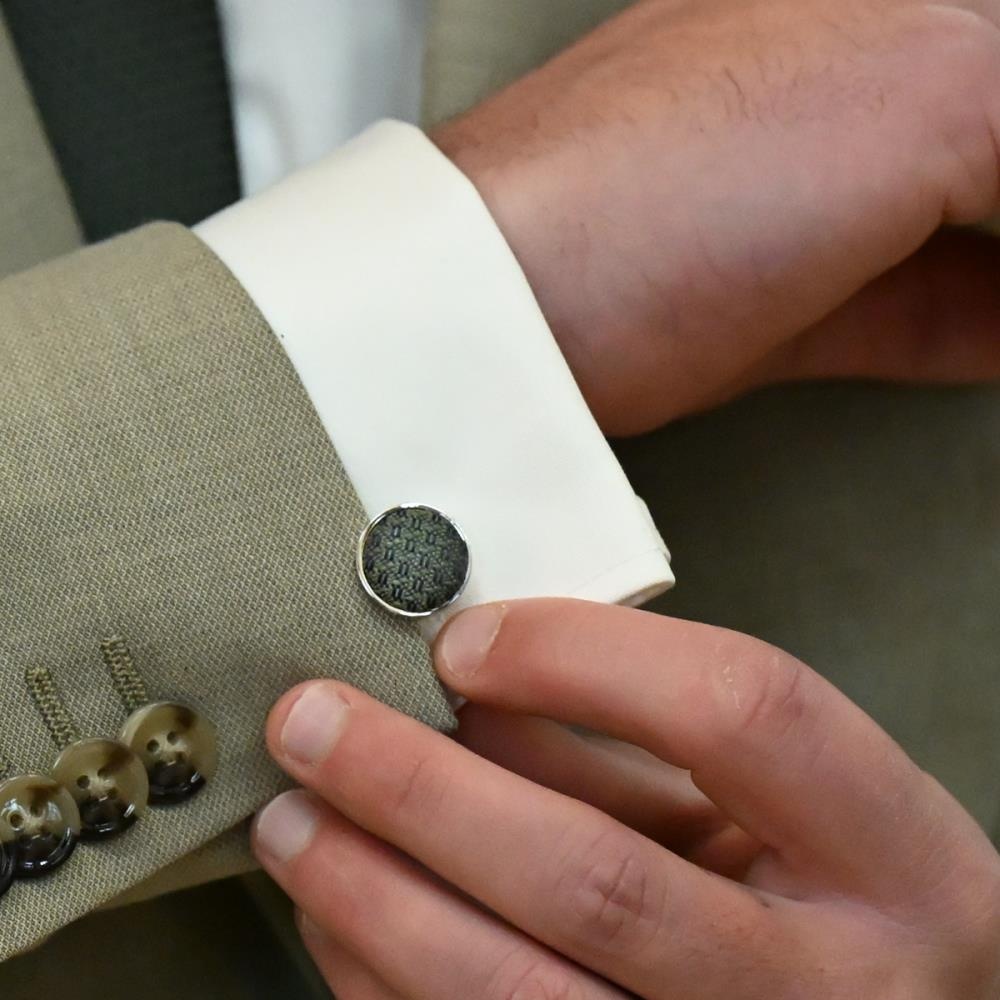 manchetknopen Majestic Mist Dark Green - 1