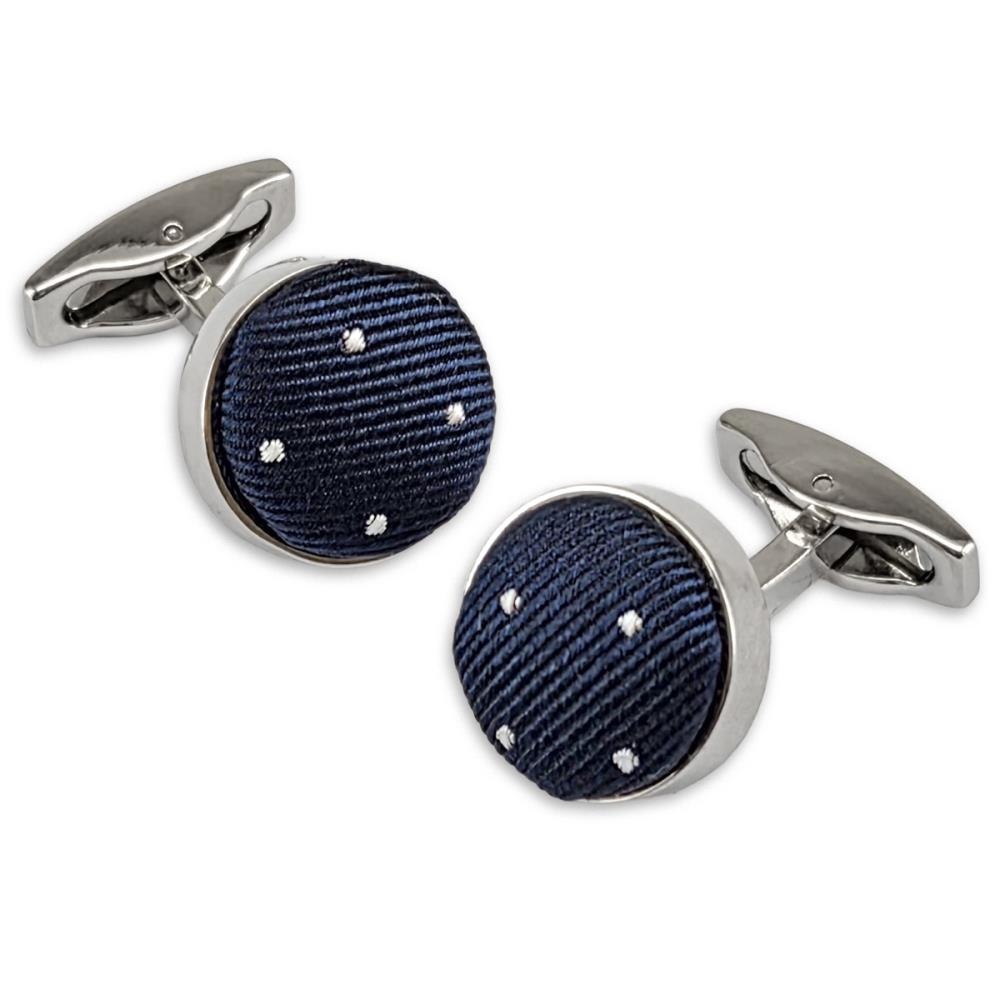 manchetknopen Mayfair Dots Navy - 1
