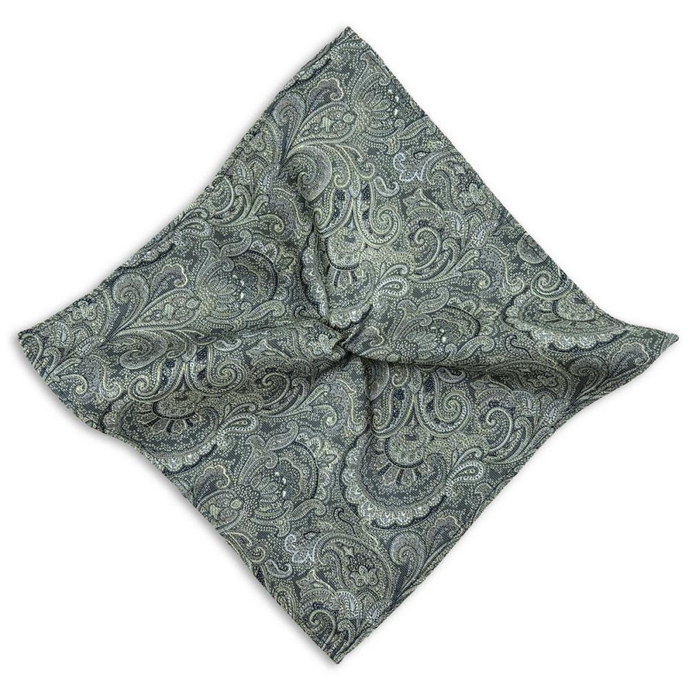 pochet Eternal Paisley Green - 1