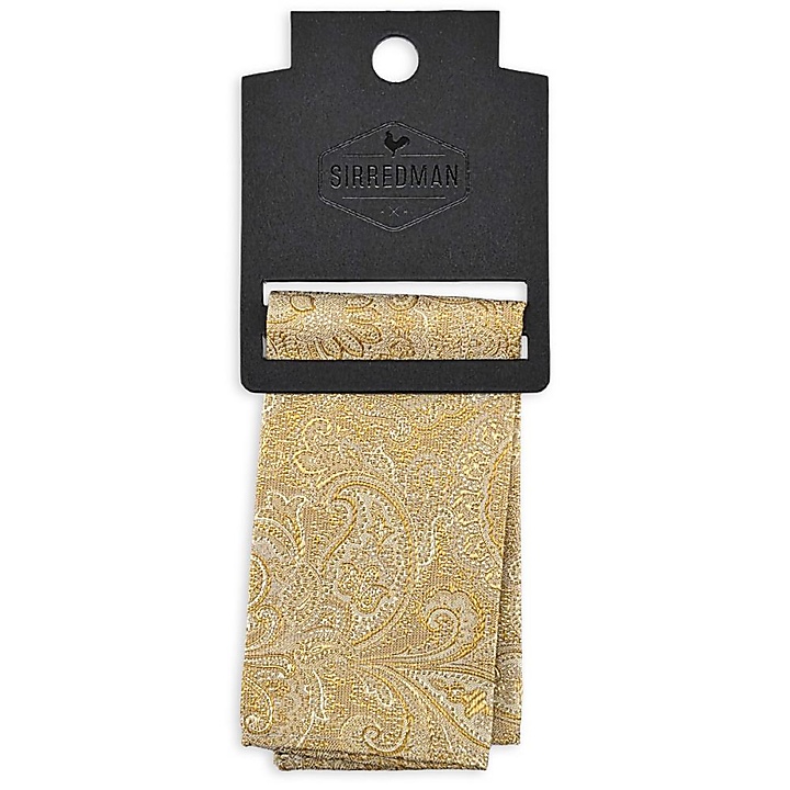 pochet Eternal Paisley Yellow