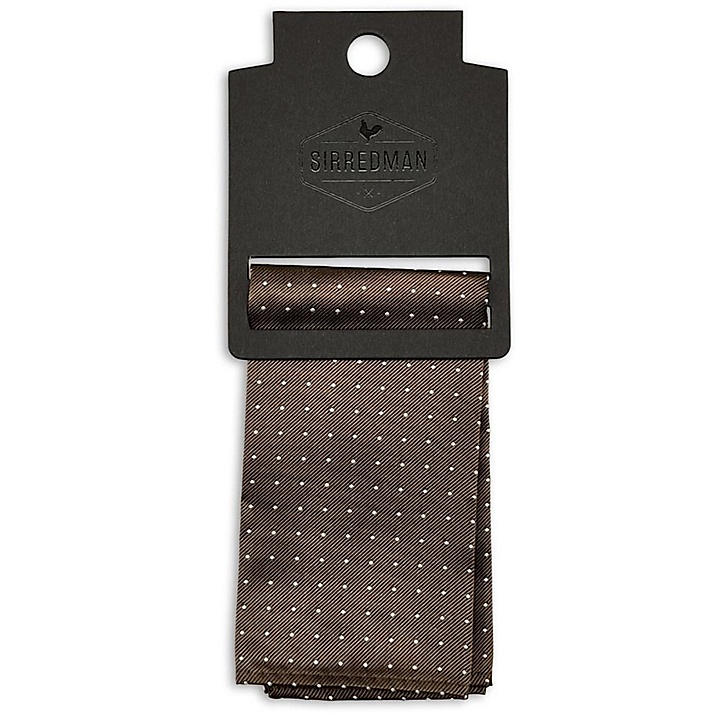 pochet Mayfair Dots Brown