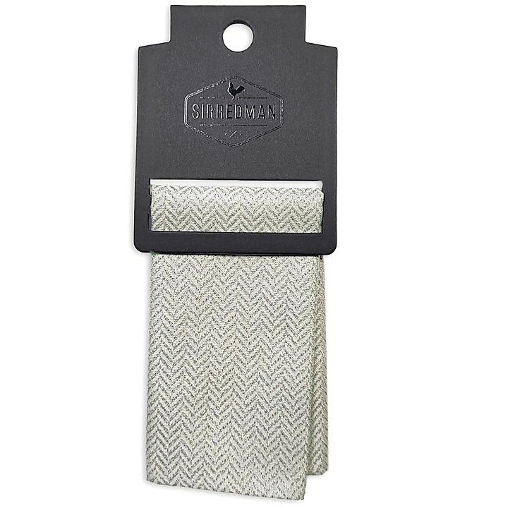 pochet Pearl Herringbone