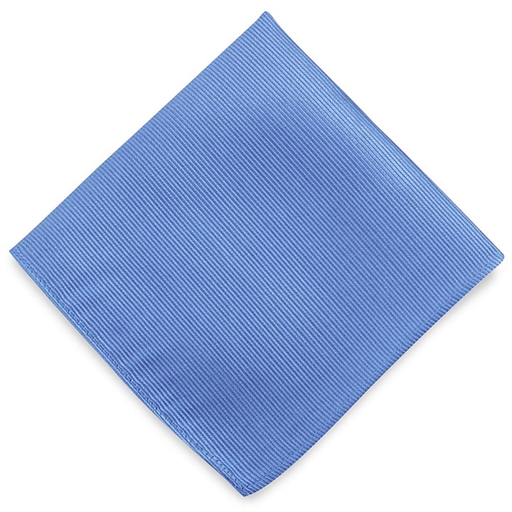 pochet zijde repp ijsblauw
