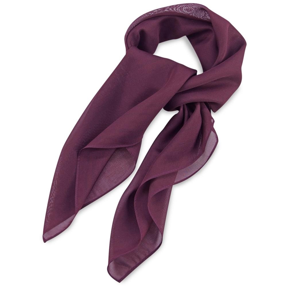 sjaal aubergine vierkant - 1
