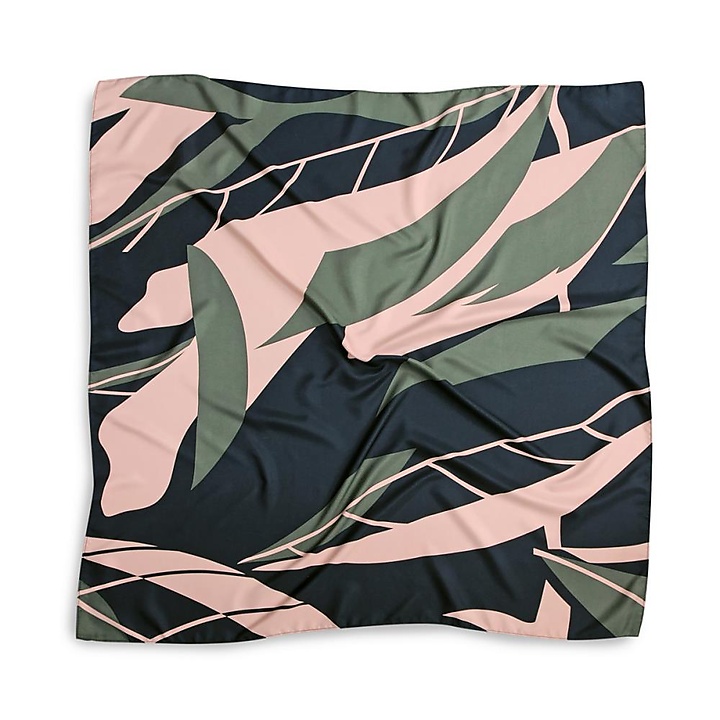 sjaal patroon groen roze vierkant