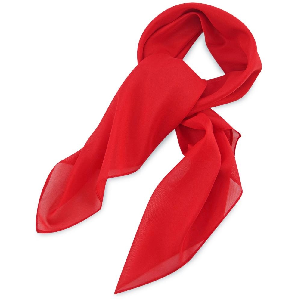 sjaal rood vierkant - 1
