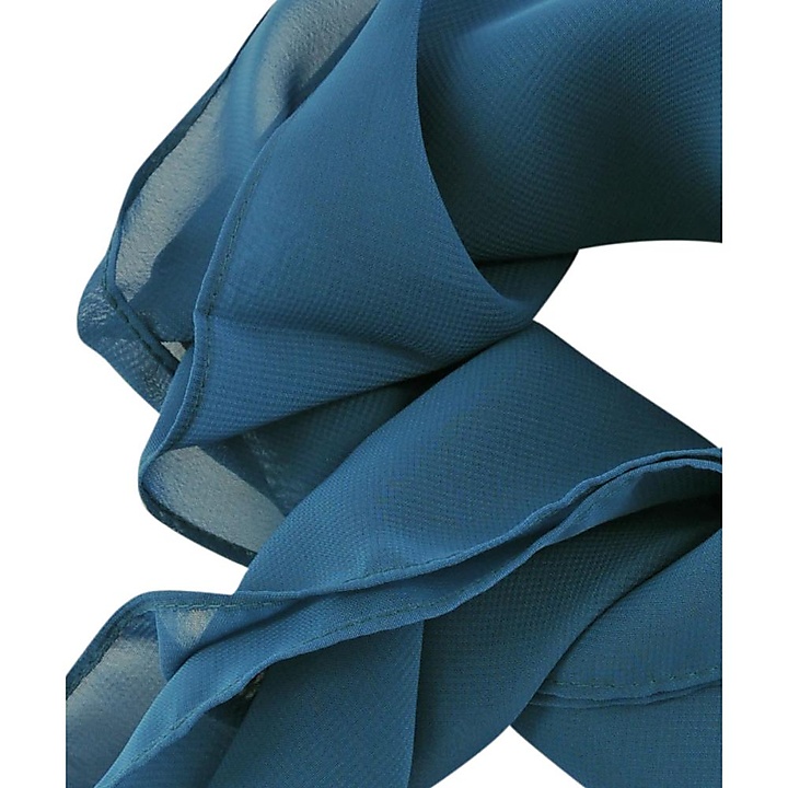 sjaal uni antiekblauw vierkant