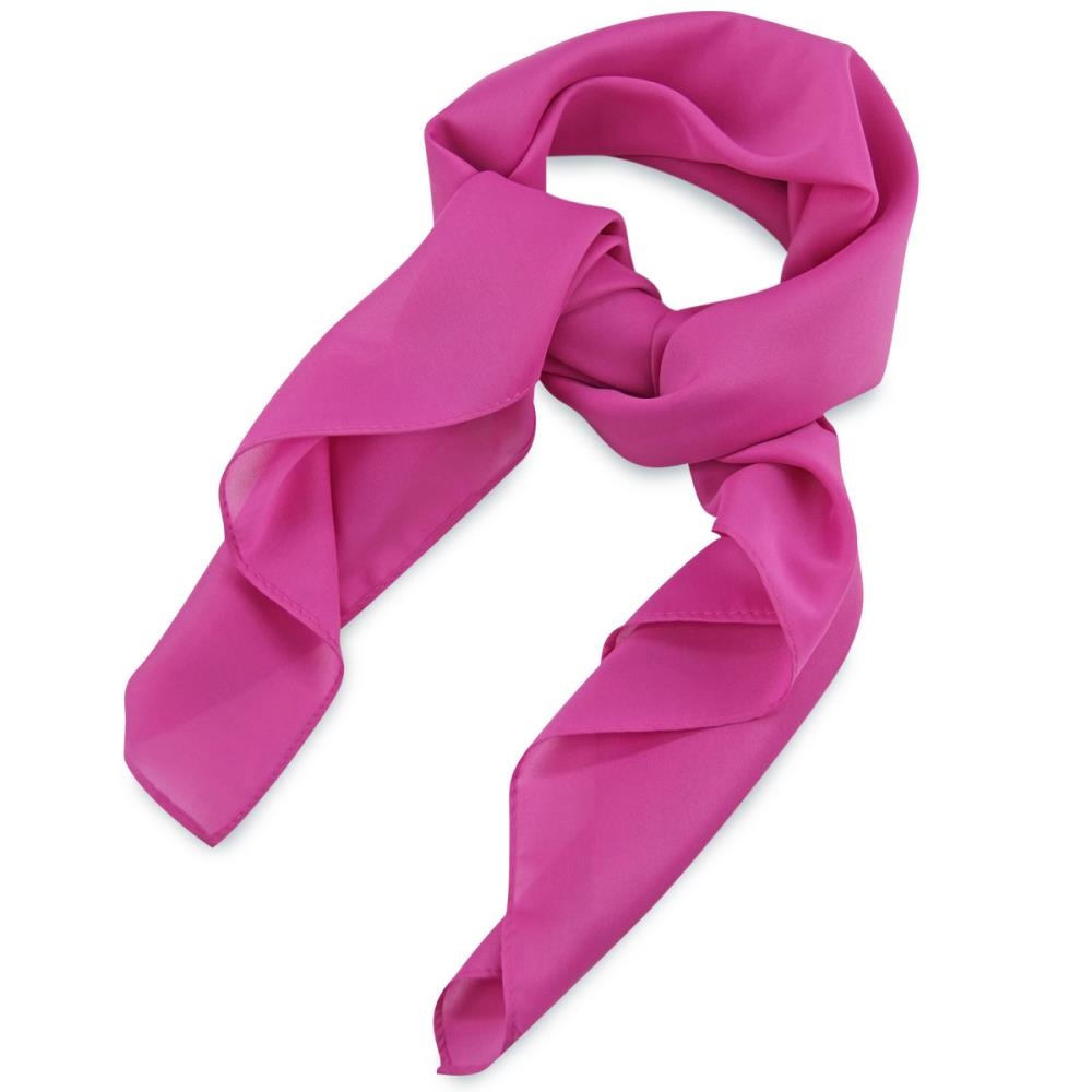 sjaal uni fuchsia vierkant - 1