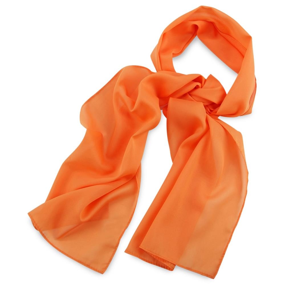 sjaal uni oranje langwerpig - 1