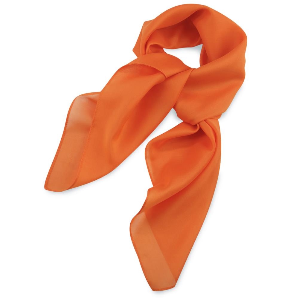 sjaal uni oranje vierkant - 1