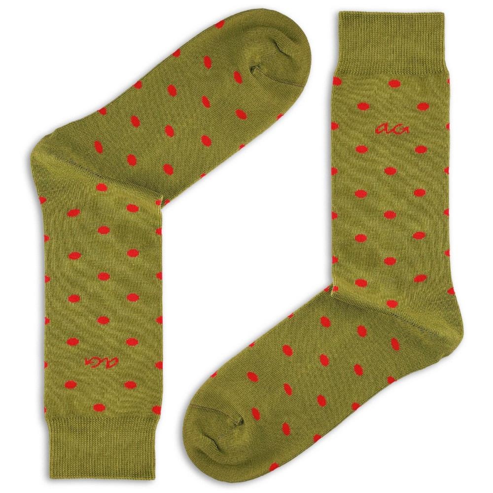 socks Classic Dots Khaki - 2