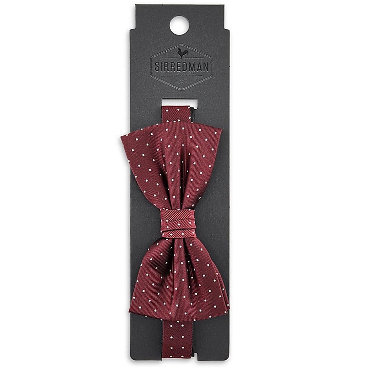 strik Mayfair Dots Burgundy