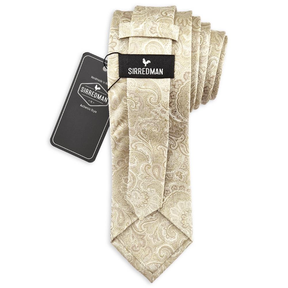 stropdas Eternal Paisley Beige - 2