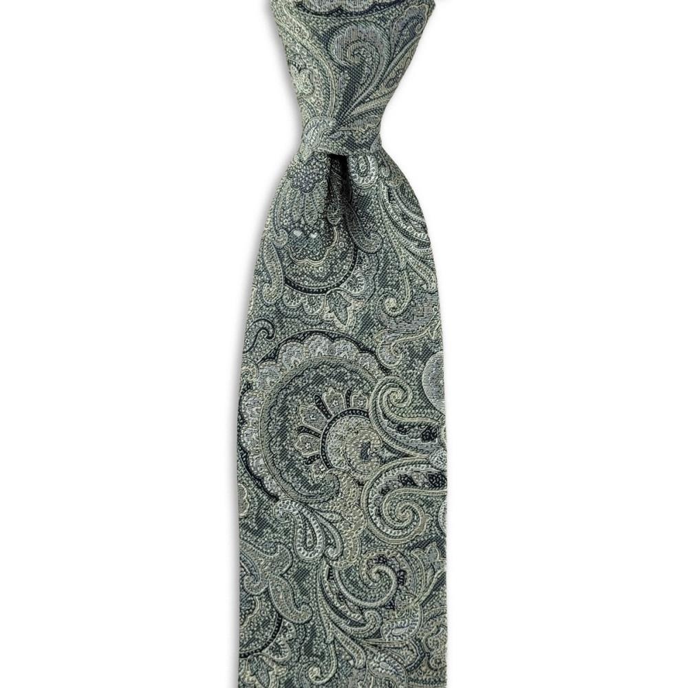 stropdas Eternal Paisley Green - 1