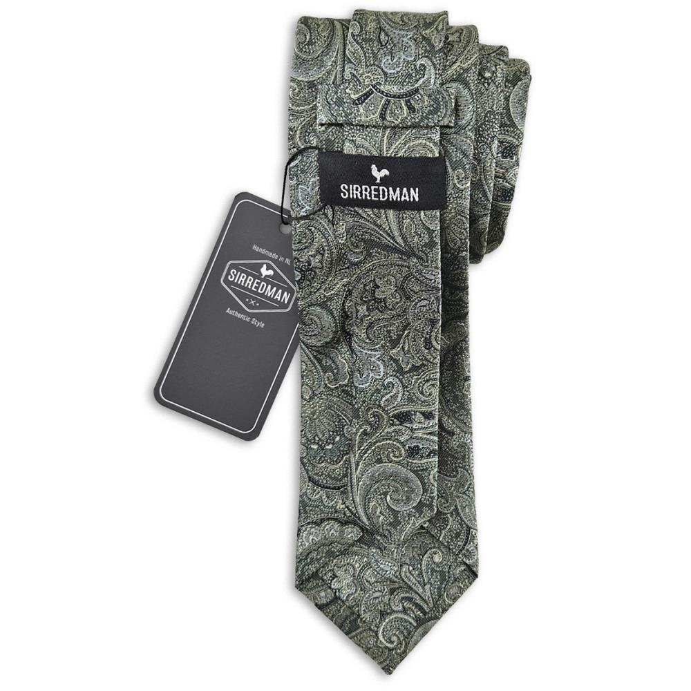 stropdas Eternal Paisley Green - 2