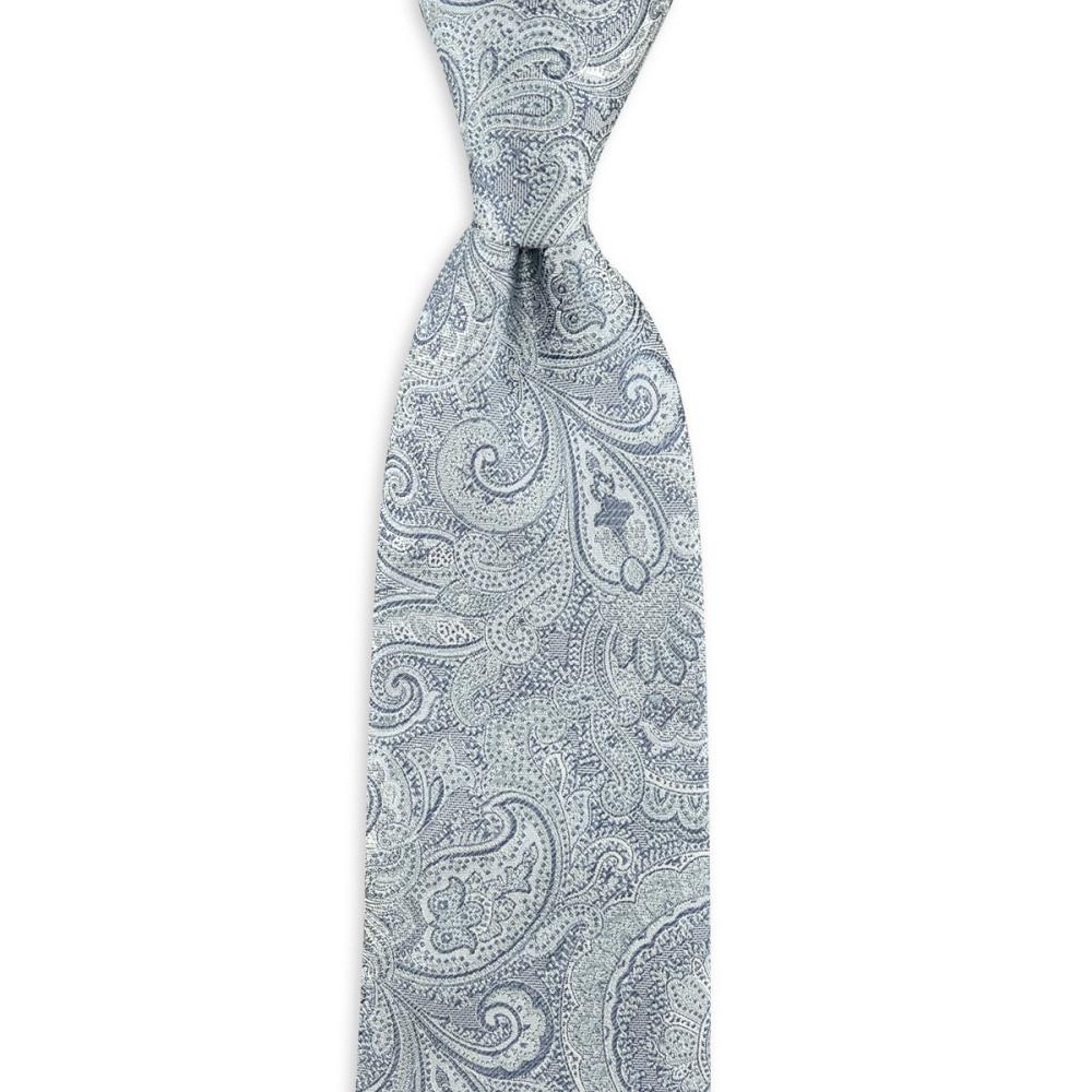 stropdas Eternal Paisley Light Blue - 1