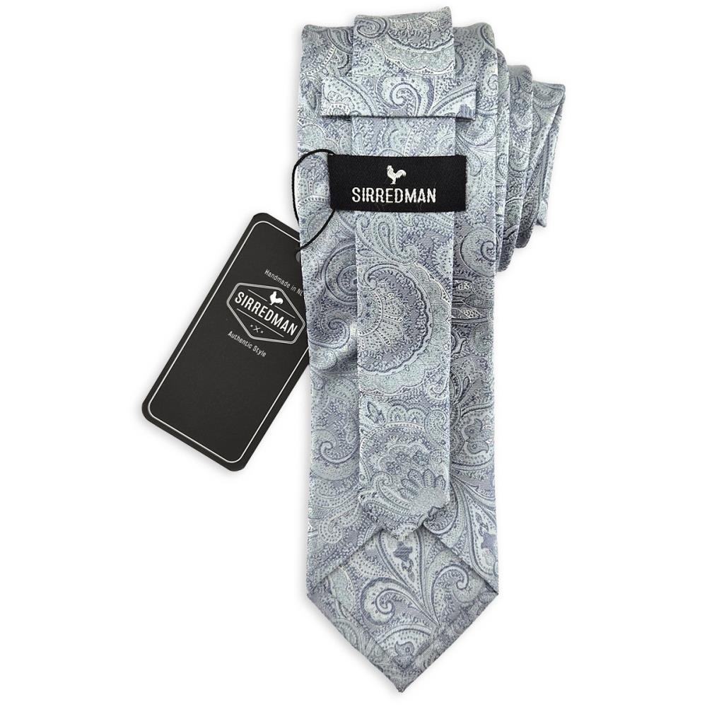 stropdas Eternal Paisley Light Blue - 2