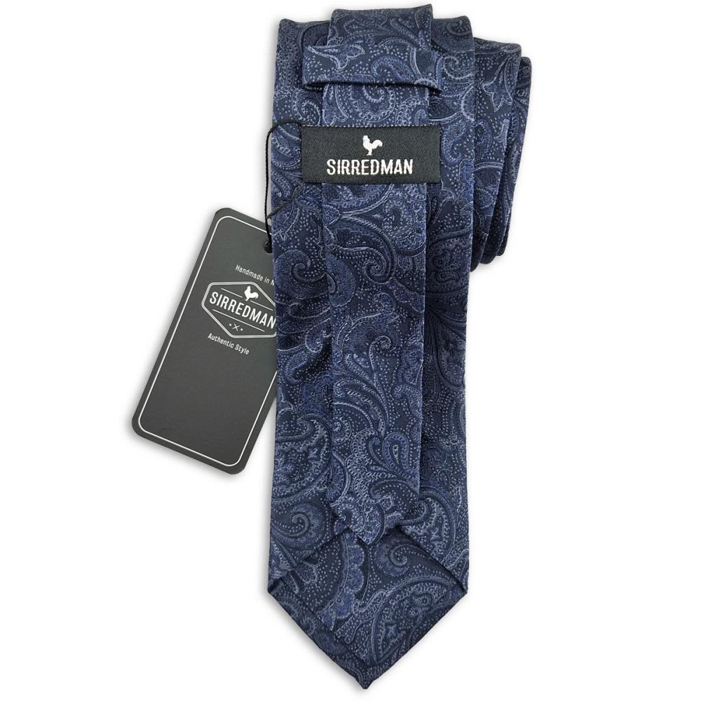 stropdas Eternal Paisley Navy - 2