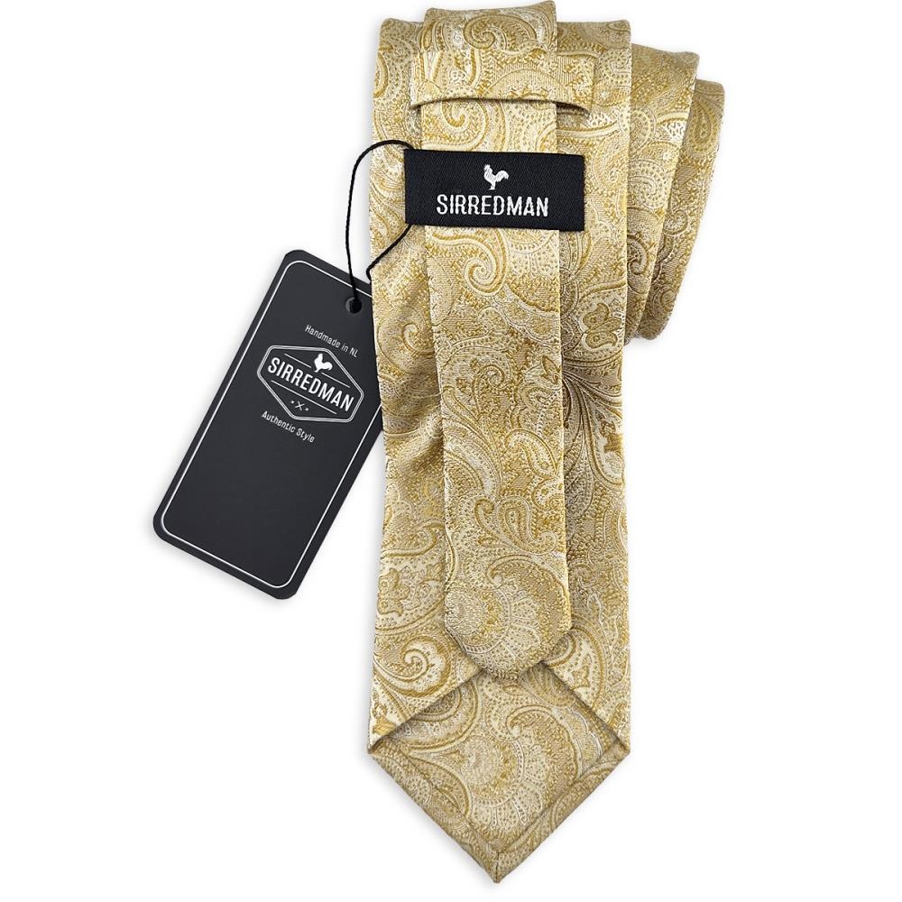 stropdas Eternal Paisley Yellow - 2